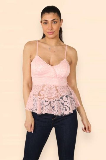 Women’s stretchy Lace TOP